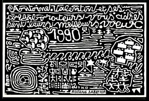 Künstler-AK Argenteuil, SCP Me Antoine Valentin 1990