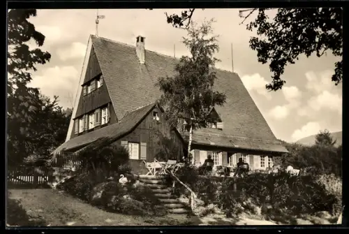 AK Gernsbach /Murgtal, Café-Pension Haus Bergle, Inh. Paul Gorgas