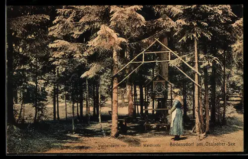 AK Bodensdorf am Ossiacher-See, Waldandacht Pension Waldfriede