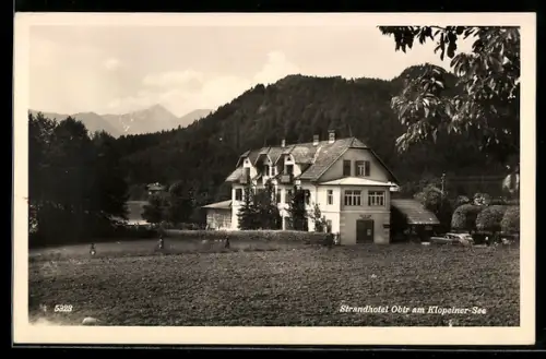 AK St. Kanzian am Klopeiner See, Strandhotel Obir