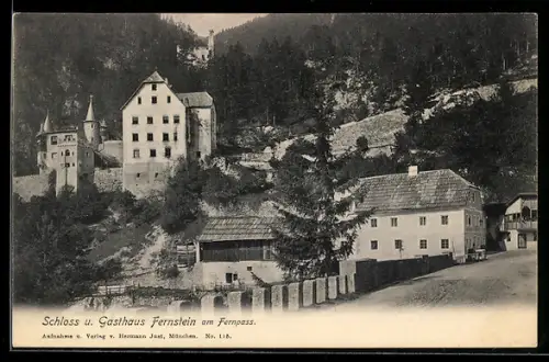 AK Fernstein am Fernpass, Schloss und Gasthaus