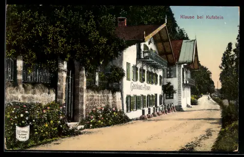 AK Kufstein, Gasthaus Klause, Dorfstrasse