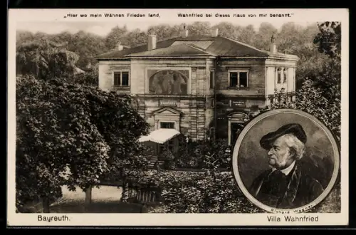 AK Bayreuth, Richard Wagner, Villa Wahnfried