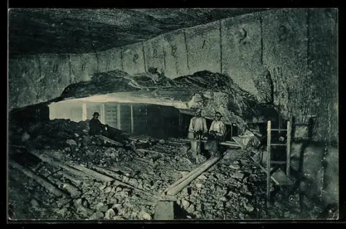 AK Wieliczka, Bergmanns-Rast, Kohleabbau