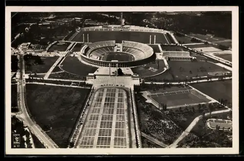 AK Berlin, Olympiade 1936, Reichssportfeld, Gesamtansicht