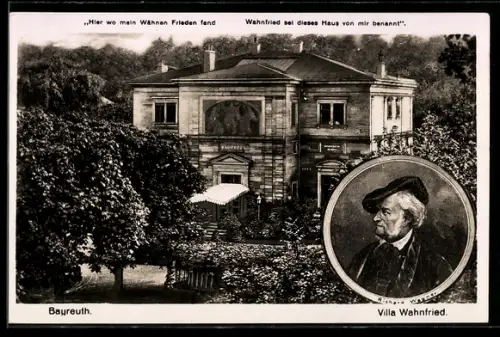 AK Bayreuth, Richard Wagner, Villa Wahnfried