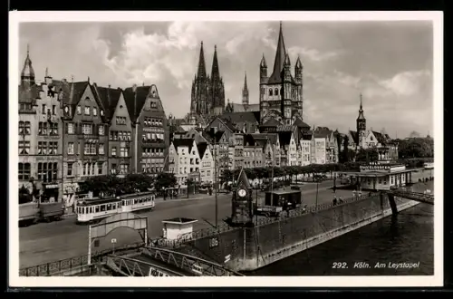 AK Köln, Am Leystapel, Strassenbahn