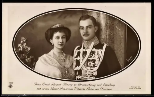AK Prinz Ernst August, Herzog zu Braunschweig und Lüneburg und Prinzessin Viktoria Luise