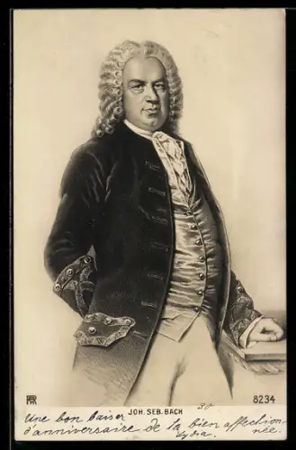 AK Der Komponist Johann Sebastian Bach