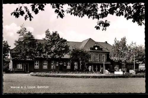 AK Werne a. d. Lippe, Bahnhof
