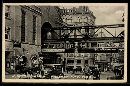 AK Wuppertal-Elberfeld, Schwebebahnhof Döppersberg