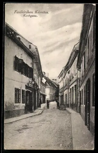 AK Feldkirchen /Kärnten, Partie in der Kirchgasse