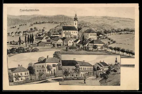 AK Prambachkirchen, Handlung Johan Freitinger, Ortsansicht