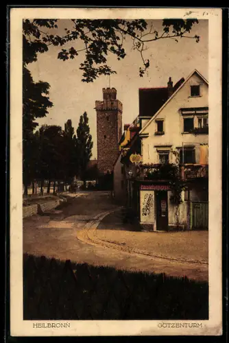 AK Heilbronn, Partie am Götzenturm