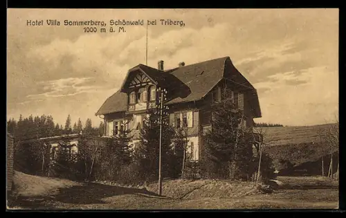 AK Schönwald bei Triberg, Hotel Villa Sommerberg