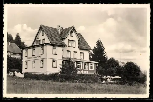 AK Schonach /Schwarzwald, Privatpension Haus Sommerberg
