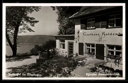 AK Althohenfels b. Überlingen, Höhengasthof und Pension Haldenhof
