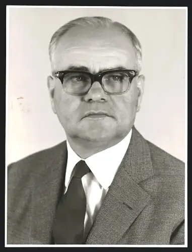 Fotografie Prof. Dr. H. Köhler im Porträt