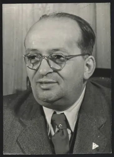 Fotografie Friedrich Ebert, Oberbürgermeister v. Berlin 1948