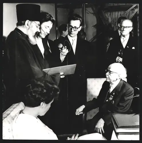 Fotografie Prof. Dr. Emil Fuchs im Gruppenbild