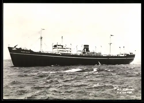 AK Norwegisches Handelsschiff M.S. Tancred der Wilhelmsen Lines, Oslo in Seitenansicht