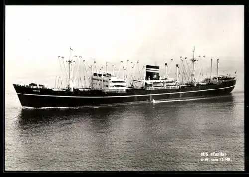 AK Norwegisches Handelsschiff M.S. Tarifa der Wilhelmsen Lines Oslo aus der Vogelschau