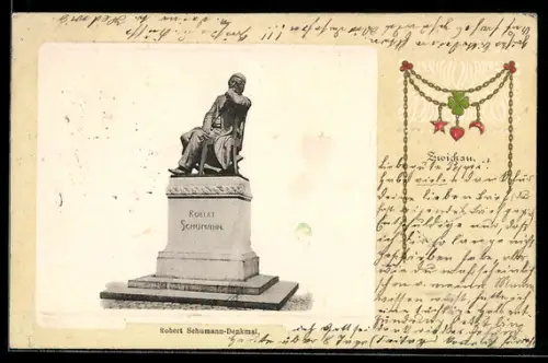 AK Zwickau, Robert-Schumann-Denkmal