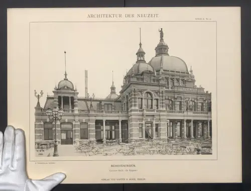 Fotografie Lichtdruck Kanter & Mohr, Berlin, Ansicht Scheveningen, Concert-Halle De Seinpost, Architekt H. Wesstra jun.