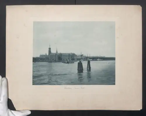Fotografie Lichtdruck unbekannter Fotograf, Ansicht Hamburg, Kaiser Höft