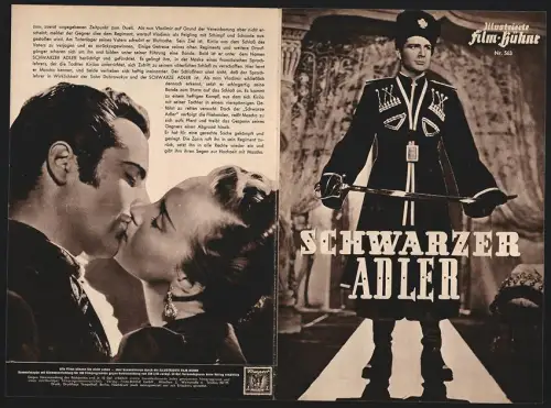 Filmprogramm IFB Nr. 563, Schwarzer Adler, Rossano Brazzi, Irasema Dilián, Regie: Riccardo Freda