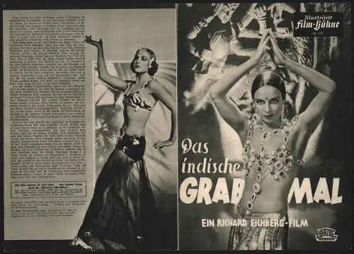Filmprogramm IFB Nr. 370, Das indische Grabmal, Kitty Jantzen, La Jana, Regie: Richard Eichberg