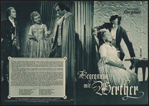 Filmprogramm IFB Nr. 386, Begegnung mit Werther, Horst Caspar, Heidemarie Hatheyer, Regie: Karl Heinz Stroux