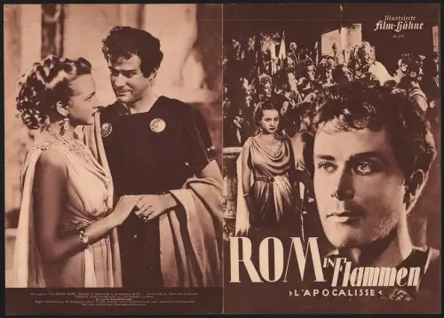 Filmprogramm IFB Nr. 373, Rom in Flammen, Massimo Serato, Tullio Carminati, Regie: G. M. Scotese