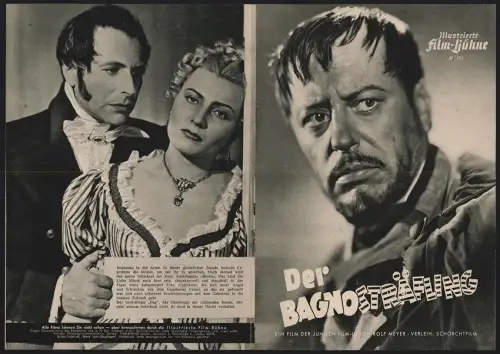 Filmprogramm IFB Nr. 391, Der Bagnosträfling, Paul Dahlke, Winnie Markus, Käthe Dorsch, Regie: Gustav Ucicky