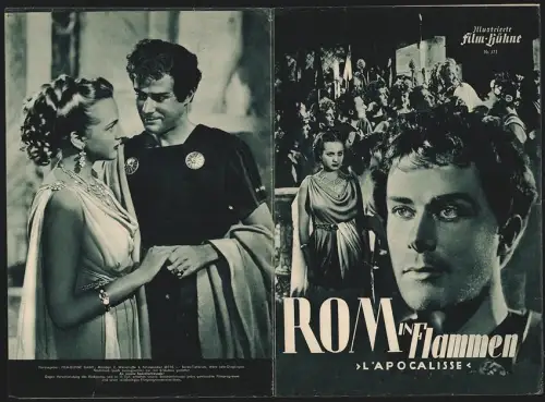 Filmprogramm IFB Nr. 373, Rom in Flammen, Massimo Serato, Vera Bergman, Regie: G. M. Scotese