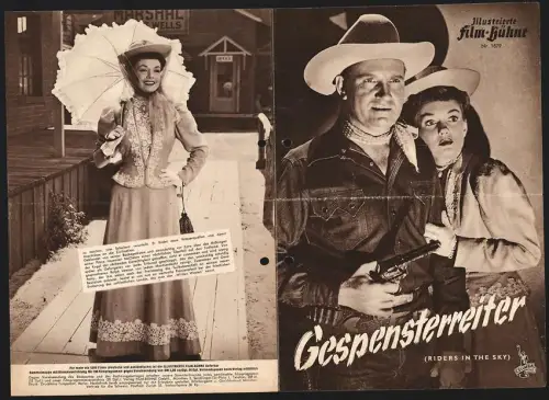 Filmprogramm IFB Nr. 1879, Gespensterreiter, Gene Autry, Gloria Henry, Regie: John English