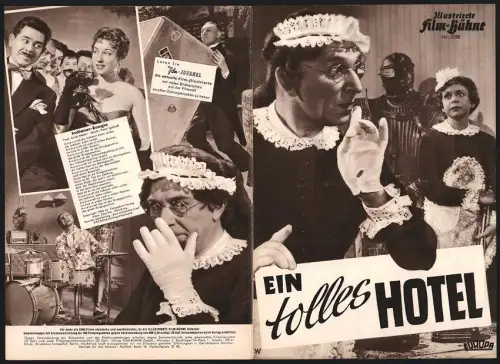 Filmprogramm IFB Nr. 3268, Ein tolles Hotel, Theo Lingen, Ruth Stephan, Regie: Hans Wolff