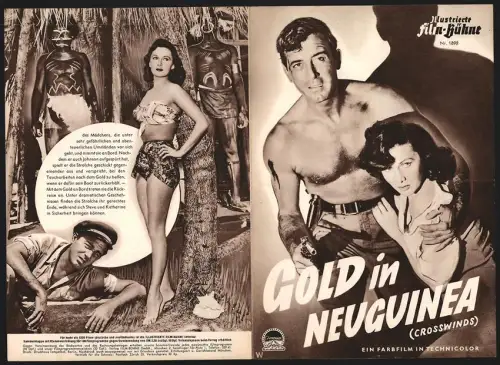Filmprogramm IFB Nr. 1898, Gold in Neuguinea, John Payne, Rhonda Fleming, Regie: Lewis R. Foster