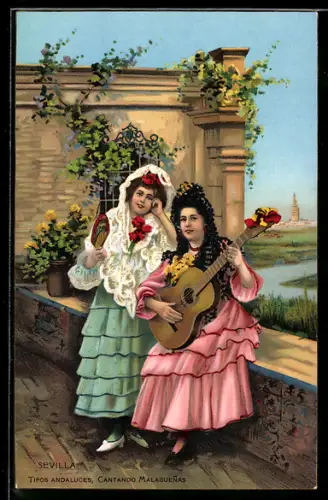 AK Sevilla, Tipos Andaluces, Cantando Malaguenas