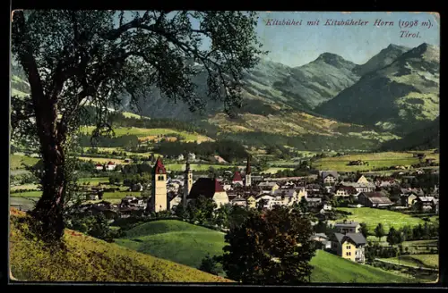 AK Kitzbühel /Tirol, Mit Kitzbüheler Horn