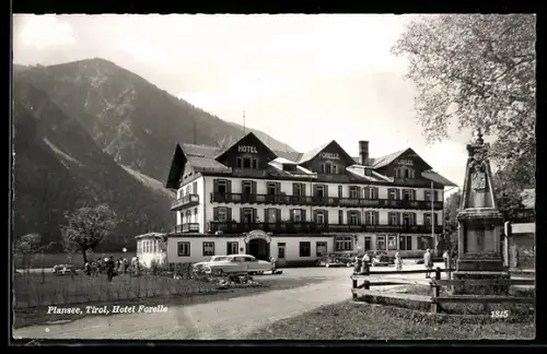 AK Plansee /Tirol, Hotel Forelle