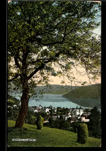 AK Millstatt a. S., Panorama mit See und Ort
