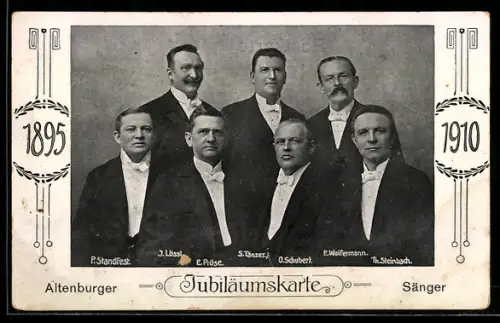 AK Altenburger Sänger, P. Standfest, J. Lössl, E. Pröse, Musiker