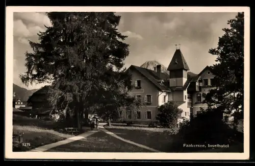 AK Faak am See /Kärnten, Inselhotel Faakersee