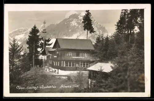 AK Schwaz /Tirol, Alpen-Gasthof Hubertus
