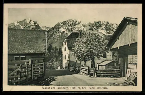 AK Wacht am Iselsberg, Strasse im Ort