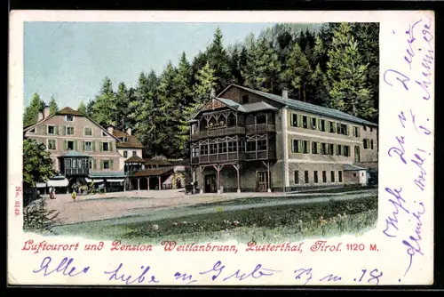 AK Weitlanbrunn /Pusterthal, Pension Weitlandbrunn