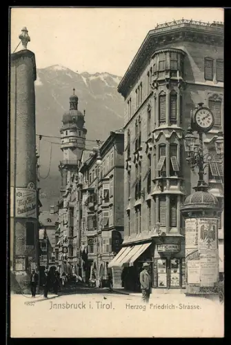 AK Innsbruck i. Tirol, Herzog Friedrich-Strasse