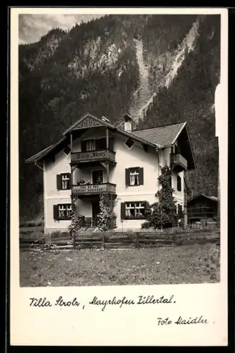 AK Mayrhofen /Zillertal, Villa Strolz