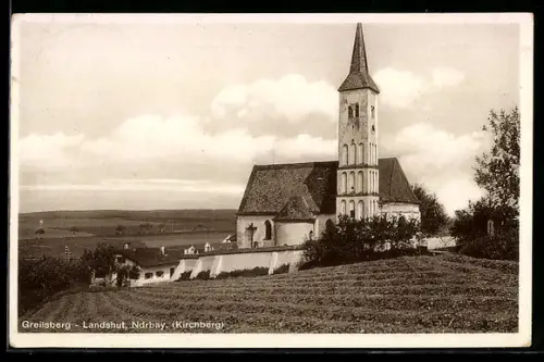 AK Greilsberg /Landshut, Kirchberg, Kirche